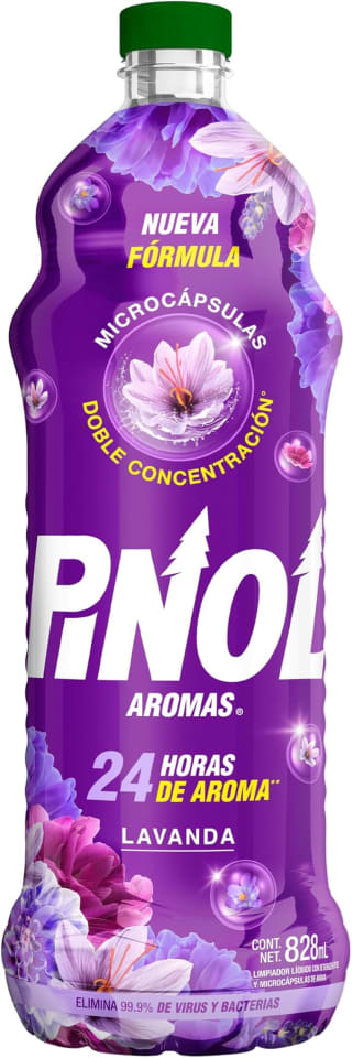 Pinol Limpiador Antibacterial 828ml por $19 | Oferta Amazon