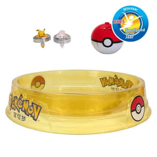 Pokémon Battle Spinners met Stadion Pikachu en Mew Speelset voor €15 bij Lobbes