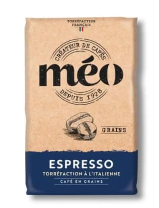 LOT DE 4 MEO Espresso Café en grains Sachet de 1 kg à 94,90€