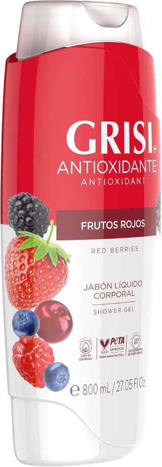 Grisi Shower Gel Frutos Rojos (450 ml) por $50 en Amazon