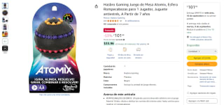 Atomix Rompecabezas por $101 | Oferta Amazon