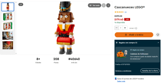 Cascanueces LEGO por $179 | Oferta Tienda LEGO