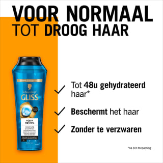 Gliss Aqua Revive shampoo (6x250 ml) voor €11,49 bij Bol