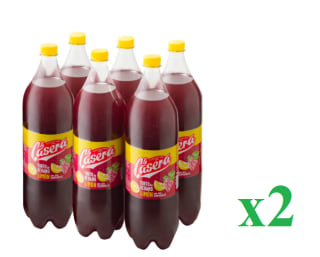2 x La Casera Tinto de Verano Limón 1,5L Pack 6 por 7.98€