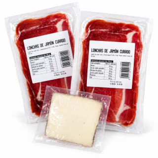 Lonchas de jamón curado GRAN RESERVA 1Kg por 13,55€