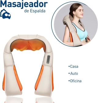 Bluelander Masajeador de Espalda y Cuello por $269 en Amazon