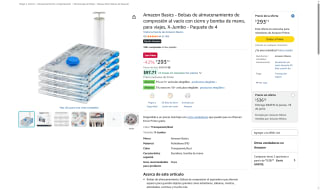 Bolsas de compresión Amazon Basics por $293 | Oferta Amazon