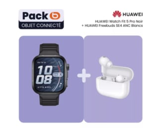 Montre connectée Huawei Pack Watch FIT 5 Pro Noir +Ecouteurs sans fil à 299,99€