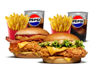 2 menus Colonel Original ou Tower pour 10€ chez KFC