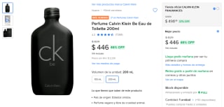 Perfume Calvin Klein Be EDT 200ml por $448 | Mercado Libre