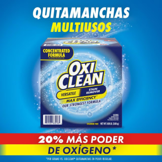 OxiClean Max Efficiency quitamanchas en polvo 3.6kg por $195 en Amazon