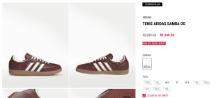 Tenis Adidas Samba OG por $1,150 | Oferta TAF