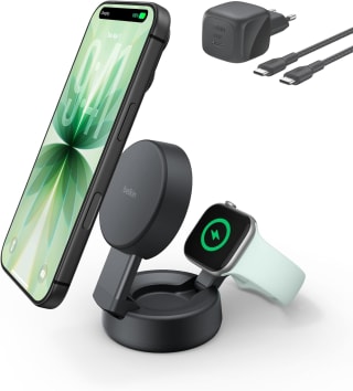 Belkin UltraCharge Pro 2-in-1 Qi2 draadloze oplader voor €64,99 bij Amazon