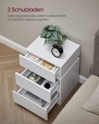 VASAGLE Nachtkastje met LED-verlichting voor €35,99 bij Songmics