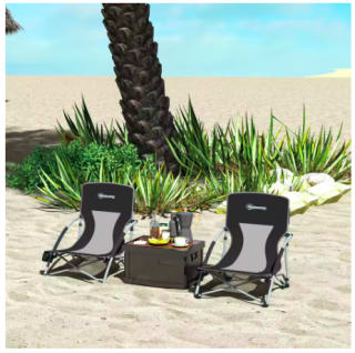 Juego de 2 sillas plegables para playa por 45,84€