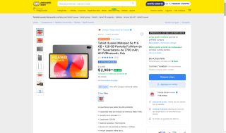 Tablet Huawei MatePad SE 11 128GB por $2,908 | Oferta Mercado Libre