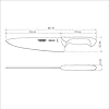 TRAMONTINA Cuchillo Chef Premium 10" por $189 en Amazon