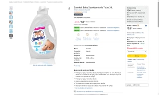 Suavitel Baby 3L por $58 | Oferta Amazon