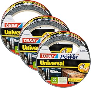 3 rollos tesa Cinta Adhesiva Universal Extra Power 10 m x 50 mm por 12.57€