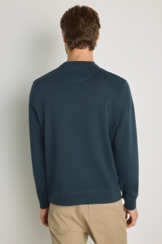 Sudadera cuello redondo con logo por 19,99€