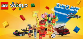 15% korting op LEGO World 2026 tickets