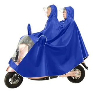Impermeable para moto con capucha por $56 en Mercado Libre