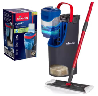Vileda H2Pro Mopa Plana con Cubo Doble, Separación de Agua Limpia y Sucia por 34.69€