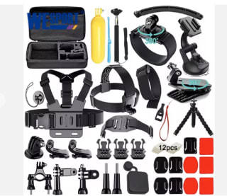 50-in-1 Action Camera Accessoires Kit voor diverse action cams bij Alibaba