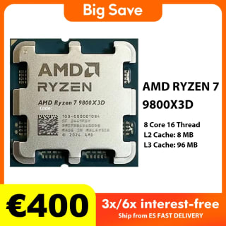 Procesador AMD Ryzen 7 9800X3D por 286.15€ en AliExpress