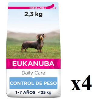 4 x Eukanuba Daily Care pienso seco perros adultos pequeños y medianos 2.3 kg a 19.9€