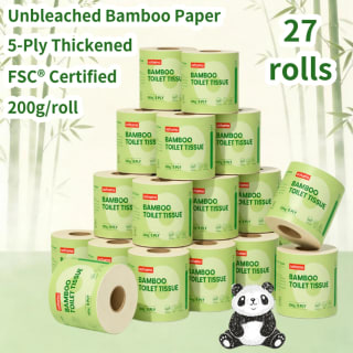 Bamboe wc-papier 108 rollen voor €28,97 bij Joybuy
