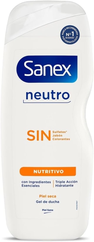 Sanex Zero% gel ducha pieles secas 600ml por 2,53€