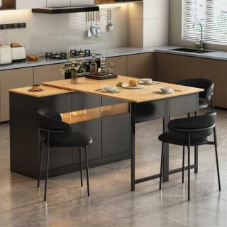 Isla central cocina extensible 120-187 cm por 158,99€ en Leroy Merlin