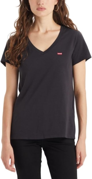Levi's The V-Neck Camiseta Mujer Chesthit Logo por 12,50€