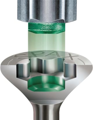 SPAX Roestvaststalen schroef (4,5 x 40 mm, 200 stuks) voor €14,99 bij Amazon