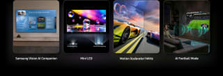 Pantalla Samsung 55" Mini LED M80HAF 4K + Barra de Sonido por $9,499