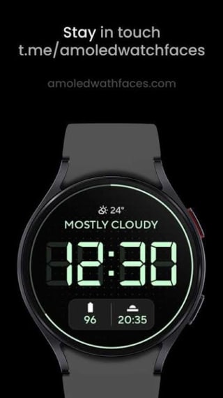 Gratis Digital 1 Watch Face bij Google