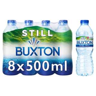 Buxton Still Natural Mineral Water 8x500ml multipack for £2 at Tesco