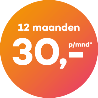 1 Gig Glasvezel + TV voor €30 p/mnd bij DELTA