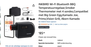 Inkbird ISC-027BW BBQ Controller voor €85,48 bij Amazon