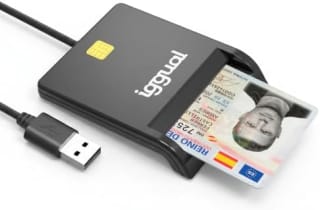 iggual Lector de Tarjetas DNI, SIP e ID USB 2.0 por 5.95€
