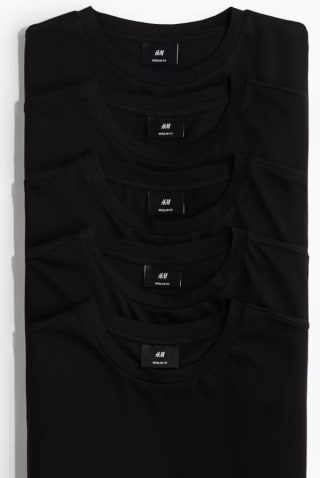 Lot de 5 T-shirts Regular Fit à 34,99€
