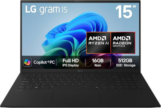 LG gram 15.6” Ryzen AI 7 Laptop with 16GB RAM for £582.99