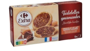 Biscuits chocolat caramel CARREFOUR EXTRA à 1,45€