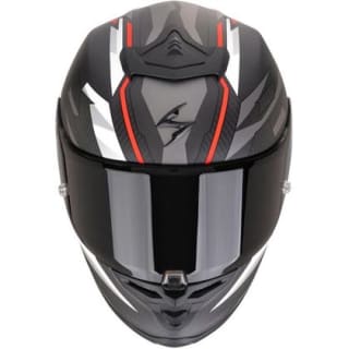 Casco integral Scorpion Exo EXO R1 EVO CARBON AIR - RUNNER - Negro / Rojo por 262.10€
