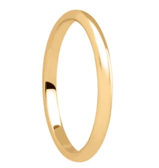 Alliance Demi-Jonc Standard en Or Jaune 750 à 291,64€