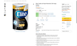 Toalla de Papel Maxirollo Elite por $29 | Oferta Amazon
