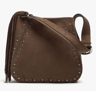 Parfois Bolso de hombro efecto piel con Flecos y tachuelas por 12.99€.