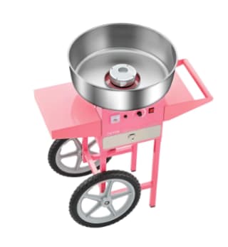 Elektrische Suikerspinmachine met Kar voor €11,69 dmv code bij Aliexpress