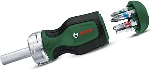 Bosch Stubby Ratelschroevendraaier met bitmagazijn, 6-delig voor €8,02